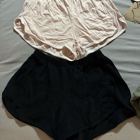 Gray Ruffled Shorts - Picture 3 of 5